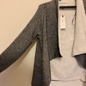 Black and white cardigan